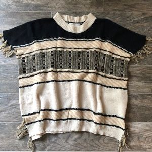 Boho Sweater Poncho